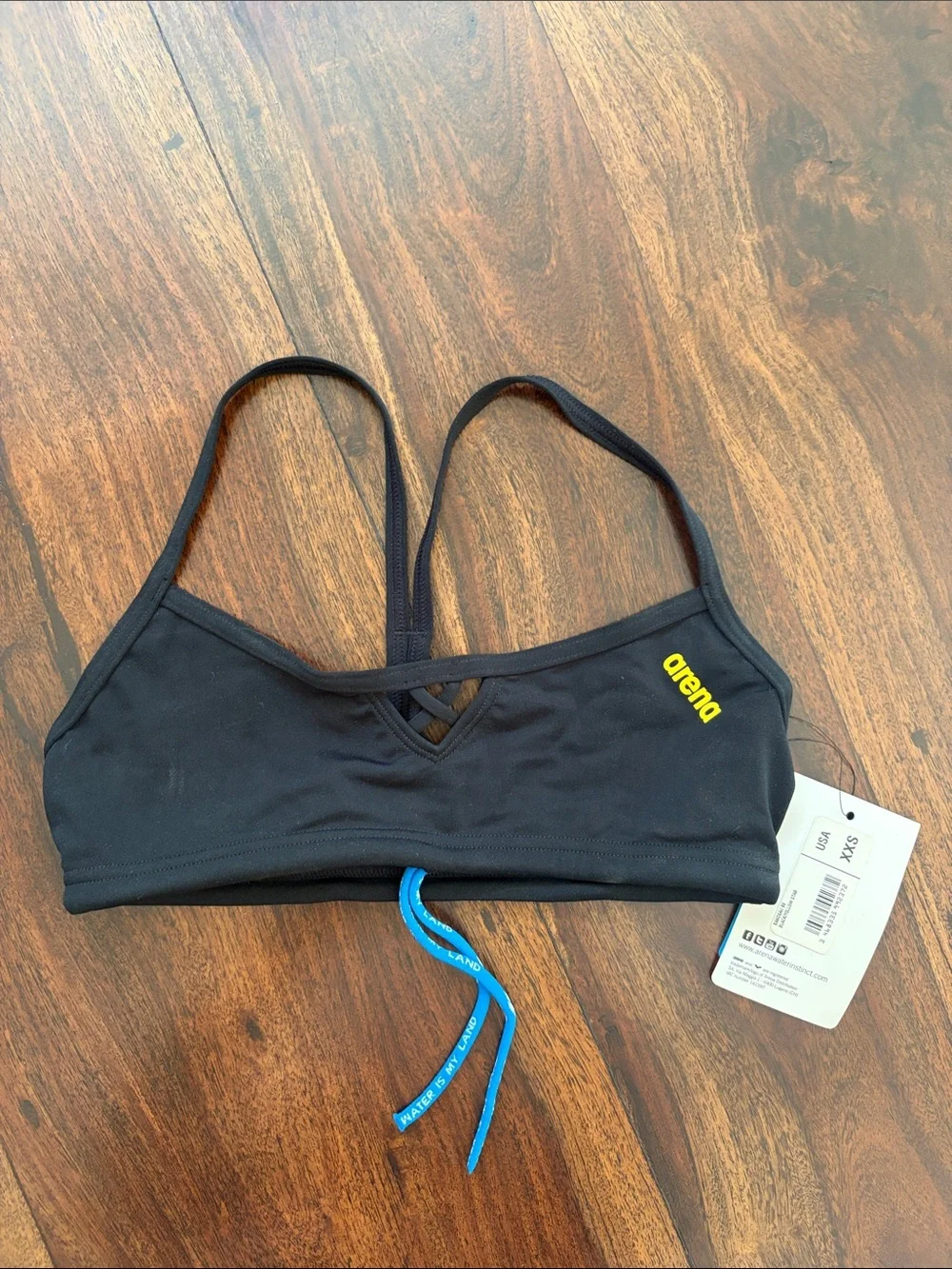 Sz XXS Arena NWT Water Polo / Swim Top in Black
